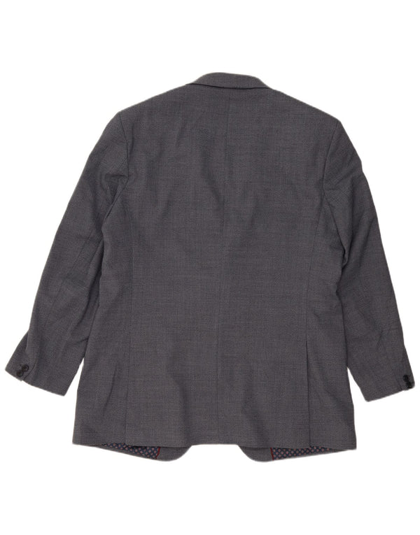 Marks & Spencer Męska marynarka zapinana na 2 guziki, UK 44 XL, niebieski poliester