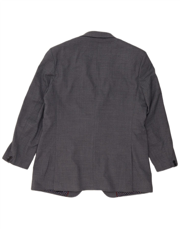 Marks & Spencer Męska marynarka zapinana na 2 guziki, UK 44 XL, niebieski poliester