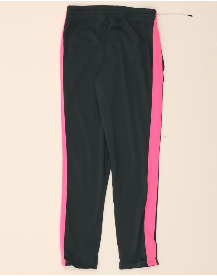 NIKE Womens Tracksuit Trousers UK 8 Small Black Colourblock Polyester Vintage Nike and Second-Hand Nike from Messina Hembry 