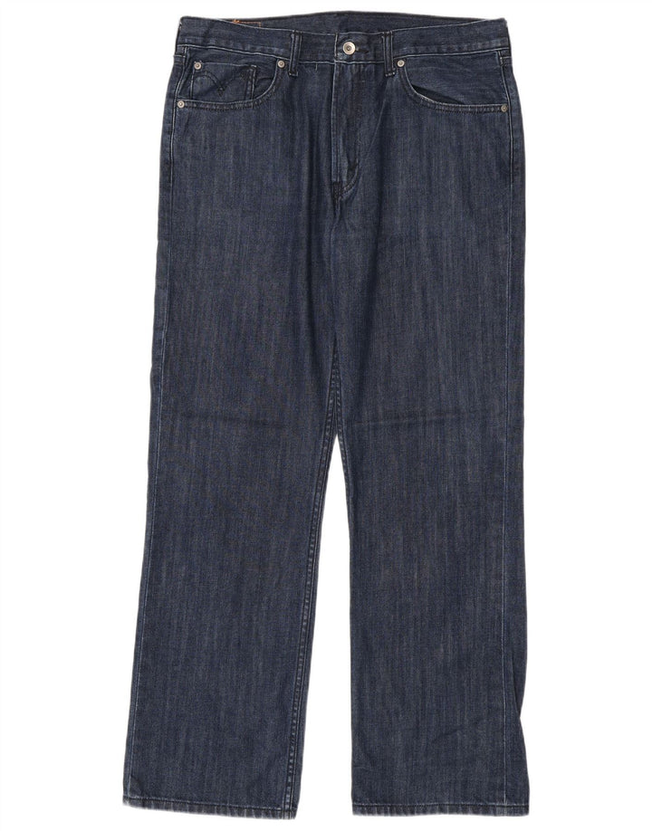Męskie dżinsy Levi's 506 Straight W36 L32 Granatowa bawełna