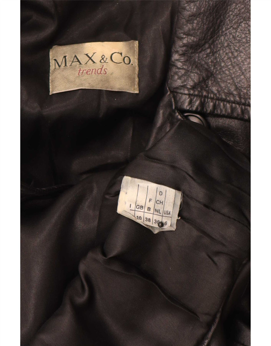 Damska kurtka oversize o luźnym kroju Max & Co. UK 10, mała czarna