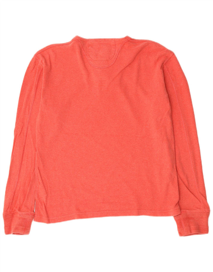 Superdry męski top z długim rękawem XL, czerwony, bawełniany