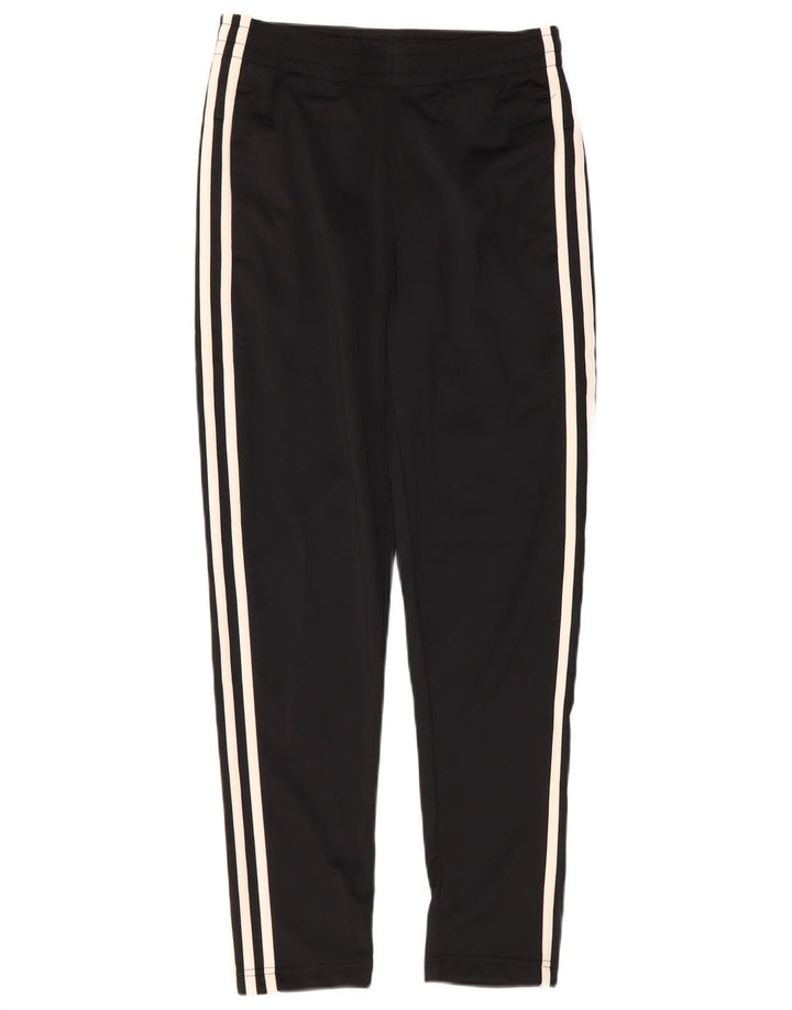 ADIDAS Boys Tracksuit Trousers 11-12 Years  Black Polyester