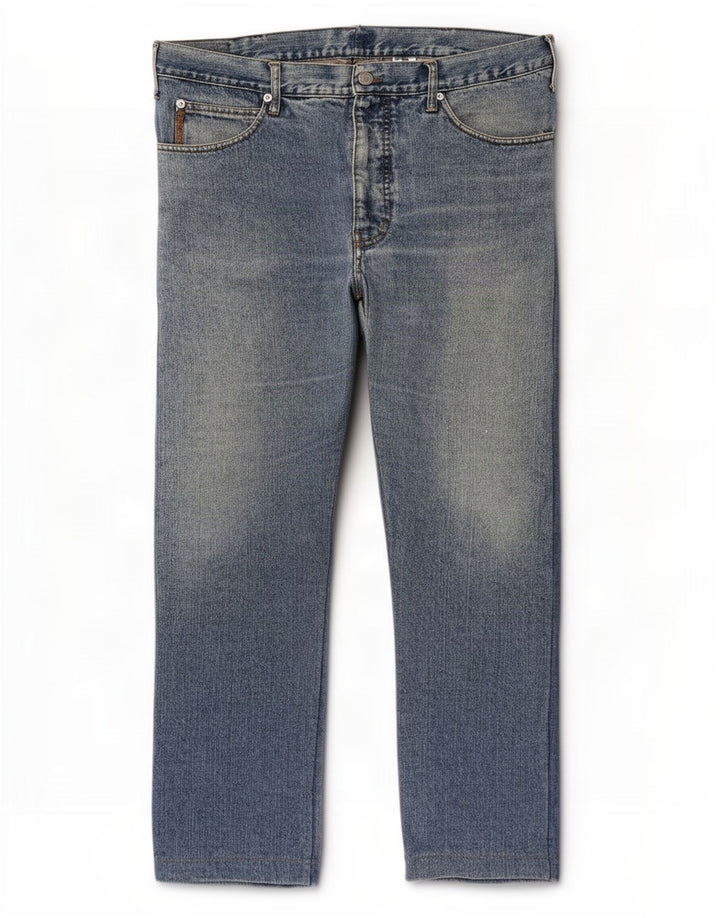 Męskie jeansy Armani Comfort Fit Straight W40 L28 Niebieskie