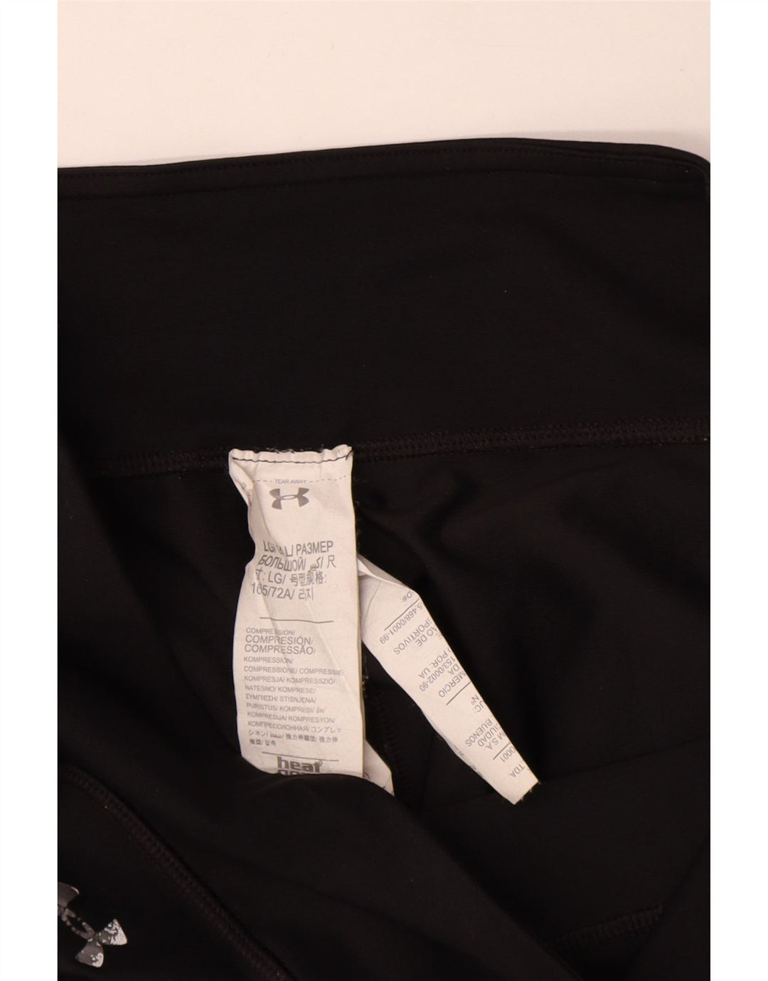 Damskie legginsy Capri Under Armour Graphic UK 14, duże, czarne, poliestrowe