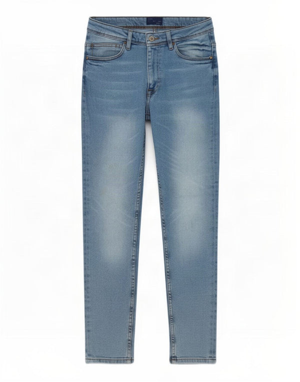 Męskie jeansy slim fit Zara EU 44 Large W34 L29 Niebieskie
