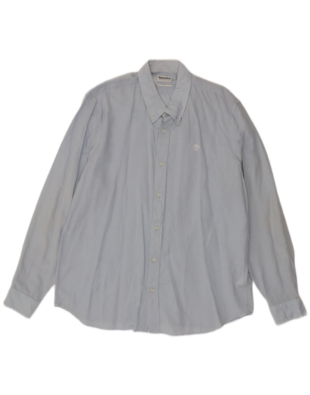 Koszula męska Timberland Slim Fit XL, niebieska lniana