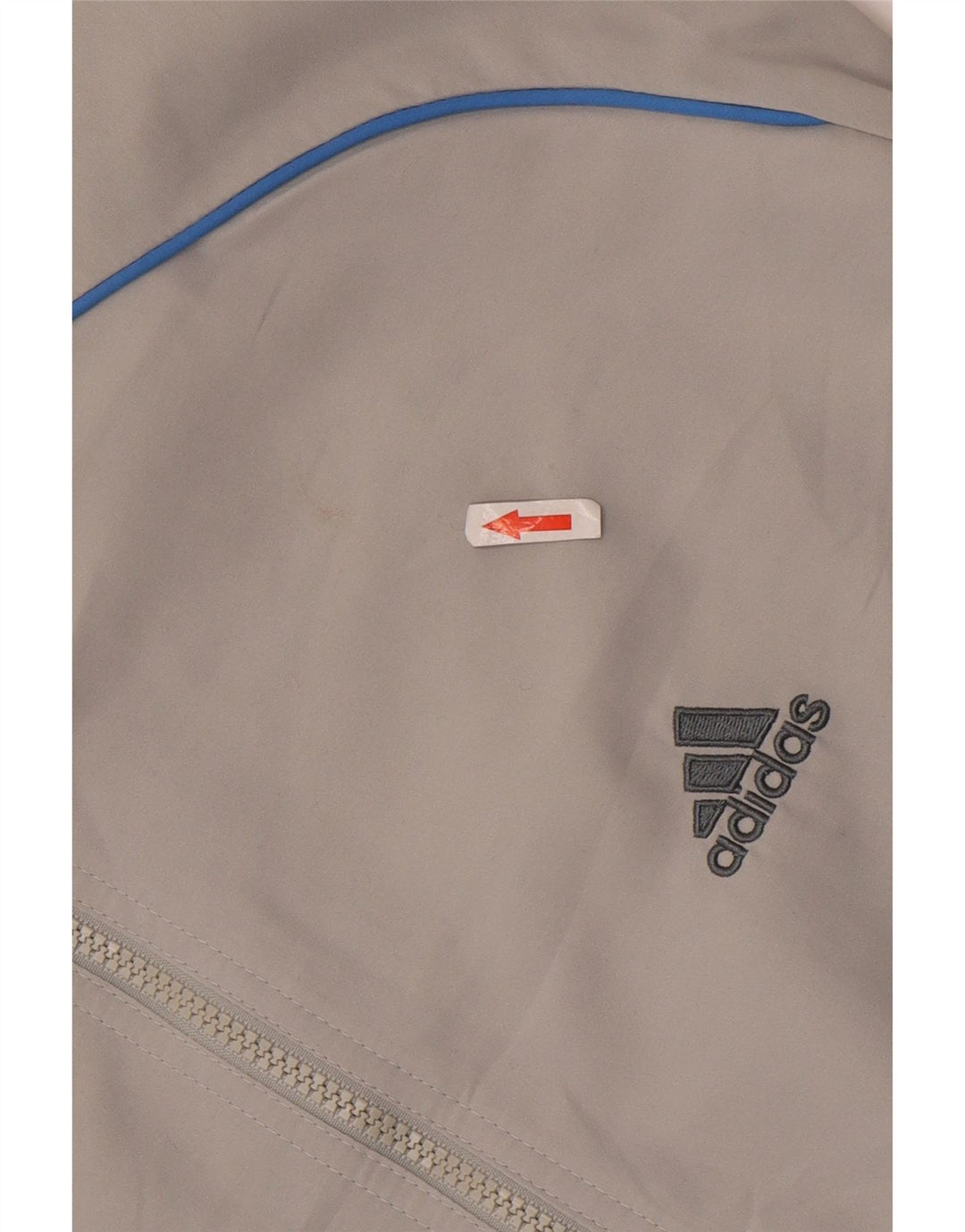 Adidas Męska bluza dresowa UK 42/44, duża, szara, poliester