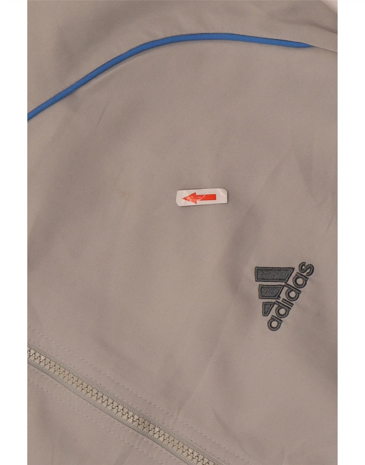 Adidas Męska bluza dresowa UK 42/44, duża, szara, poliester