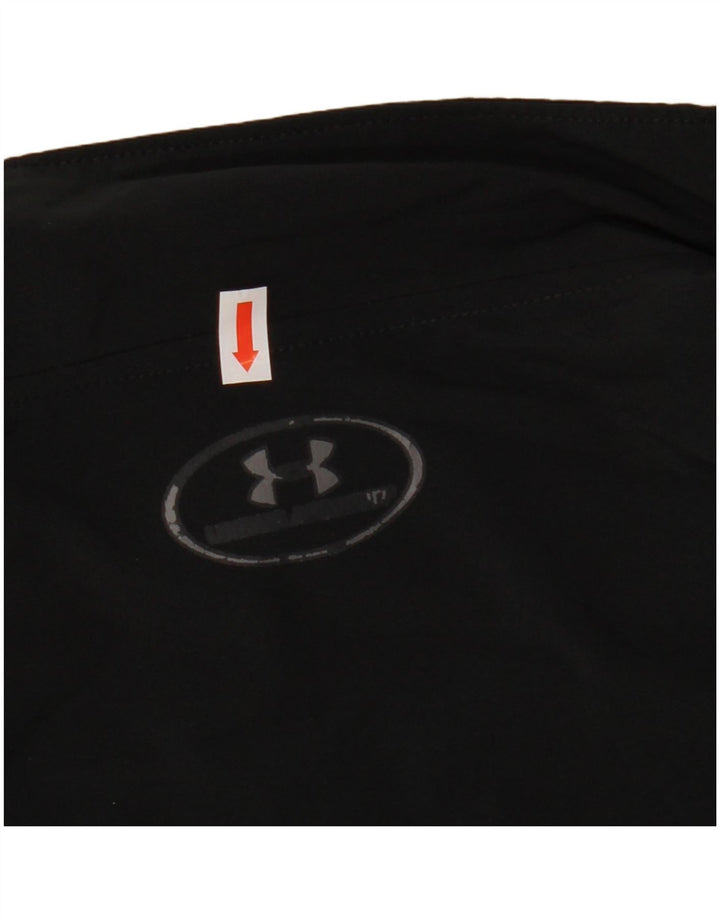 Męska kurtka dresowa Under Armour, duża, czarna, poliestrowa z blokami kolorów