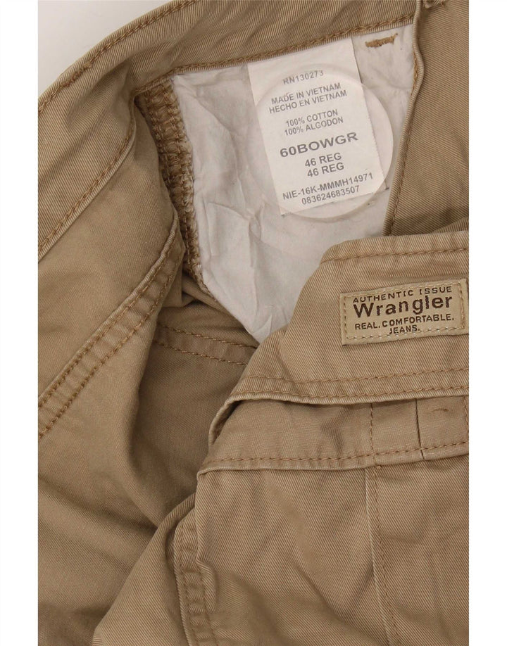 Męskie spodenki cargo Wrangler W46 3XL beżowa bawełna