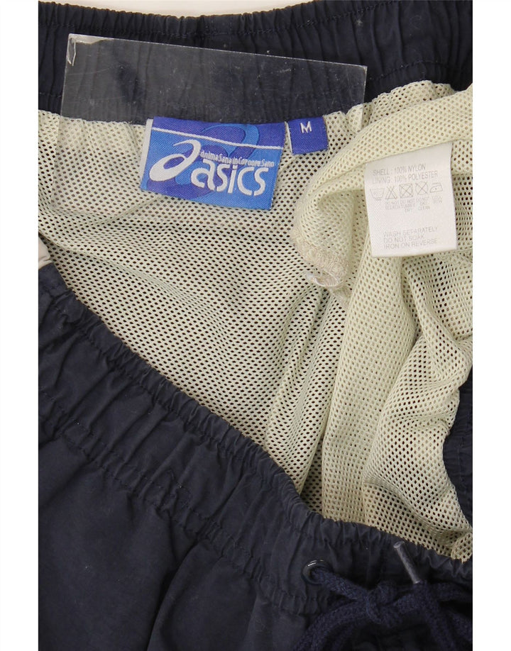 Męskie spodenki sportowe Asics Średni granatowy nylon z blokami kolorów