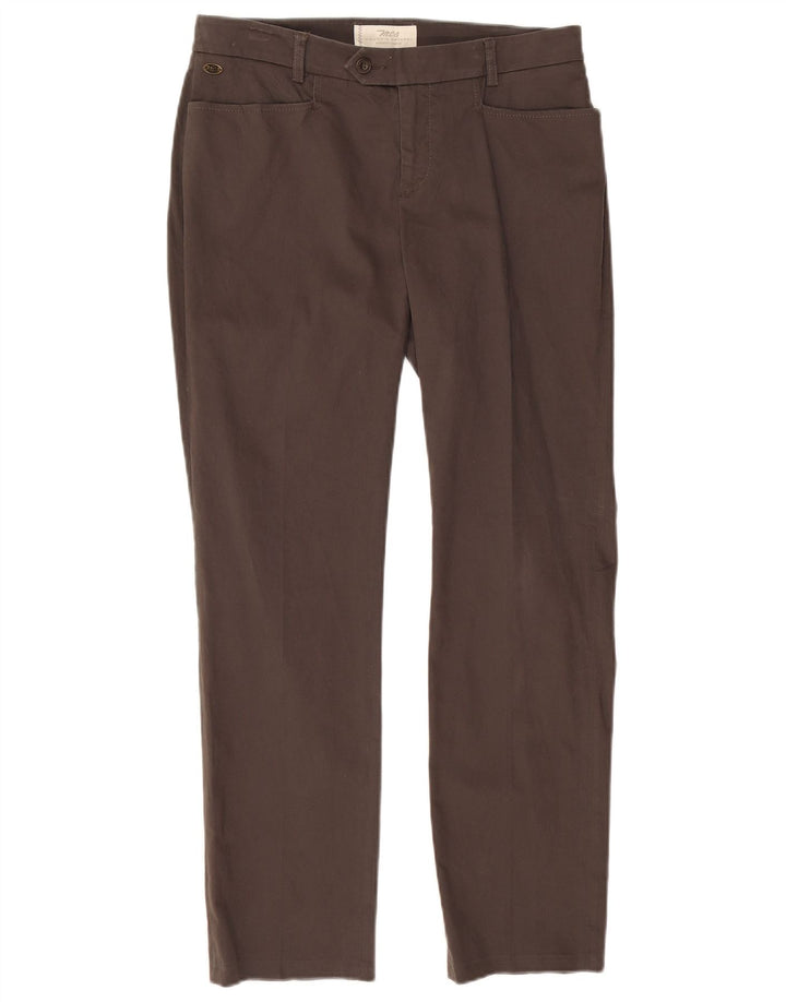 Damskie spodnie codzienne Marlboro Classics UK 12 Medium W30 L28 Szara bawełna