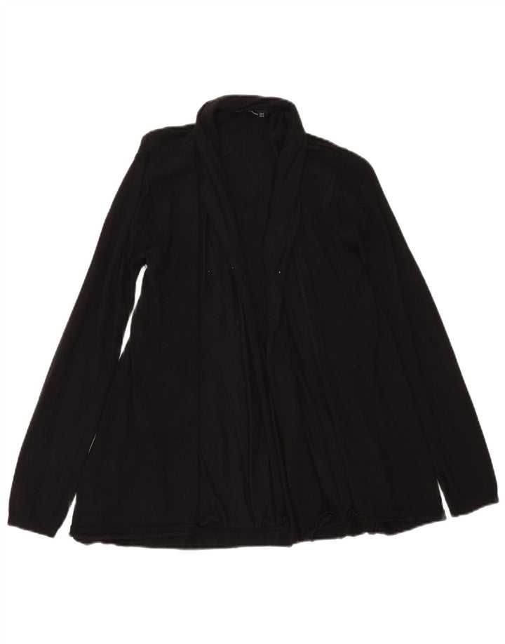 Sweter damski Zara z otwartym kardiganem UK 10 Small Black Wiskoza