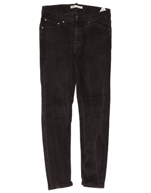 Męskie jeansy obcisłe Zara EU 40 Medium W31 L27 Czarna bawełna
