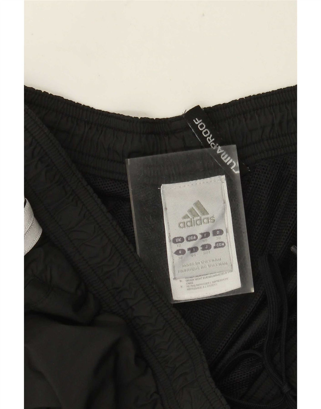 Damskie spodnie dresowe ADIDAS Clima Proof UK 12, średni szary poliester