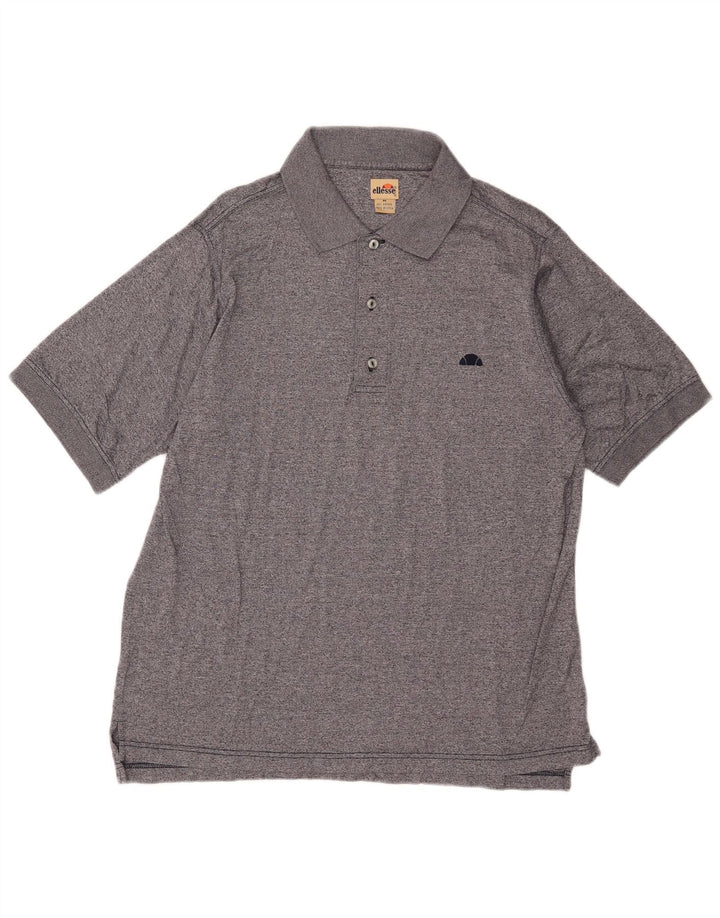 Męska koszulka polo Ellesse, średnia, granatowa, bawełniana w cętki