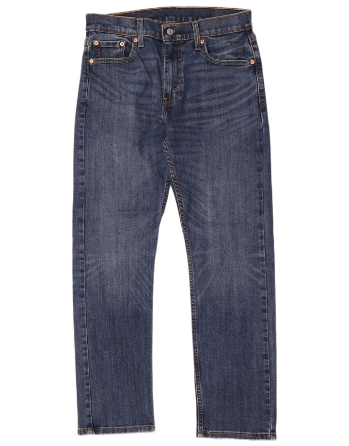 Męskie jeansy Levi's 513 Slim W30 L30 Niebieska bawełna