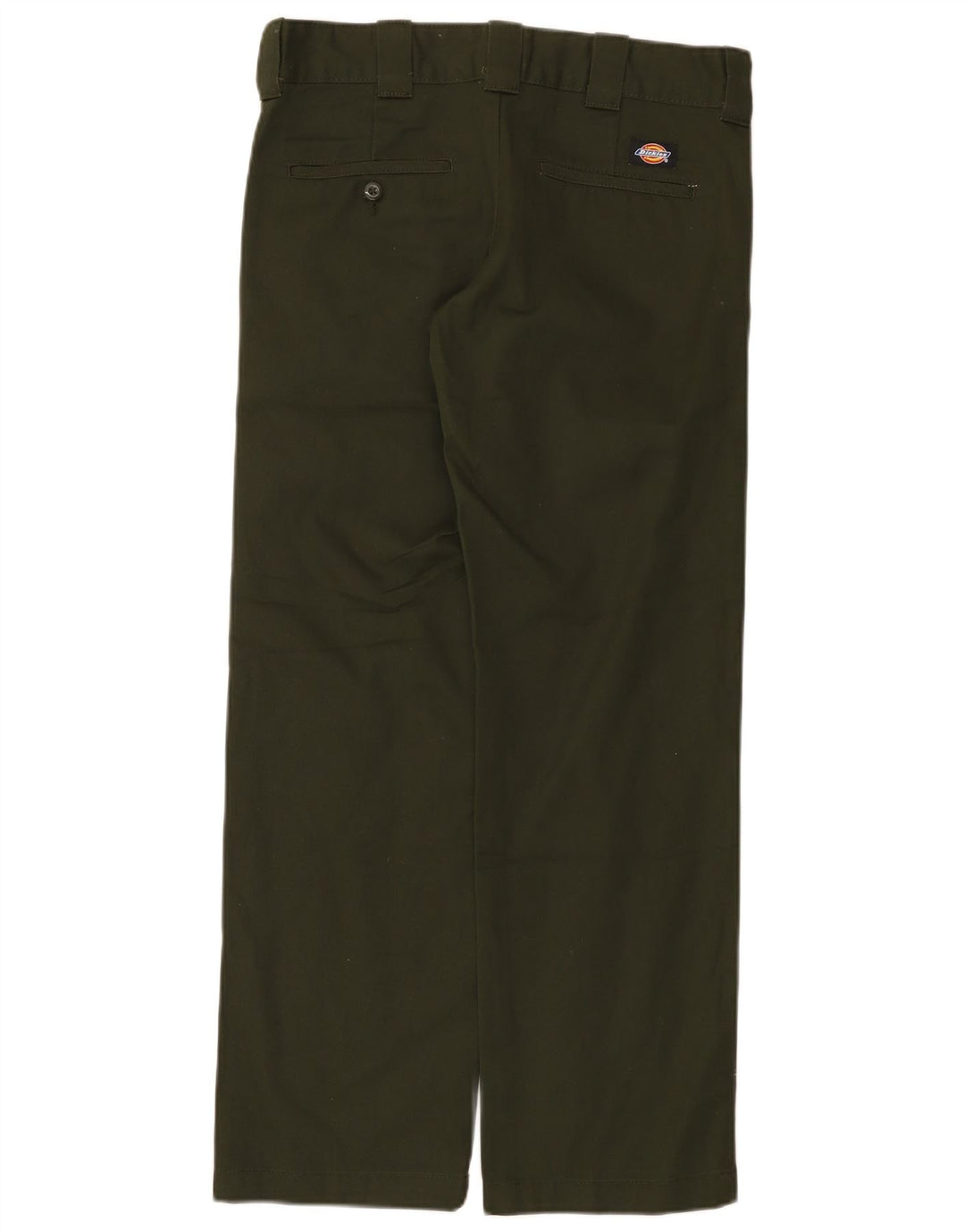 Męskie proste spodnie chino Dickies W30 L30 Zielony poliester
