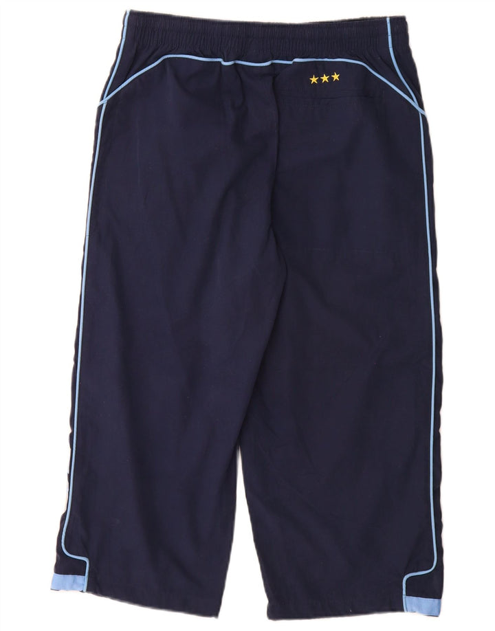 Męskie spodnie dresowe Nike Graphic Capri, średni granat, blok kolorów
