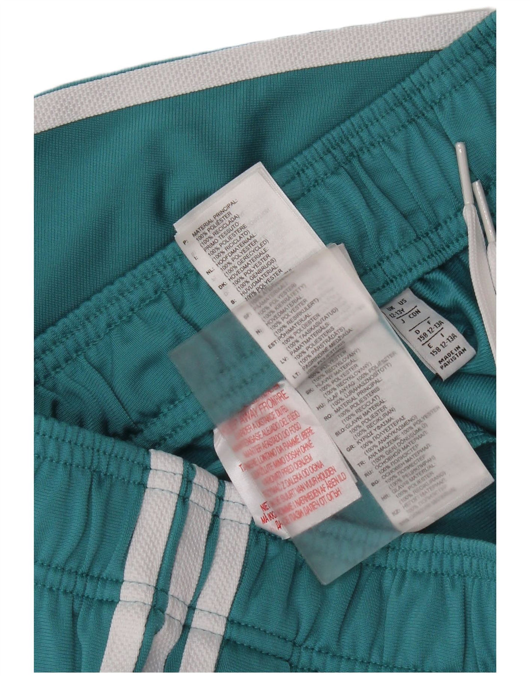 Adidas Dziewczęce Spodnie dresowe Joggery 12-13 lat Niebieski Poliester