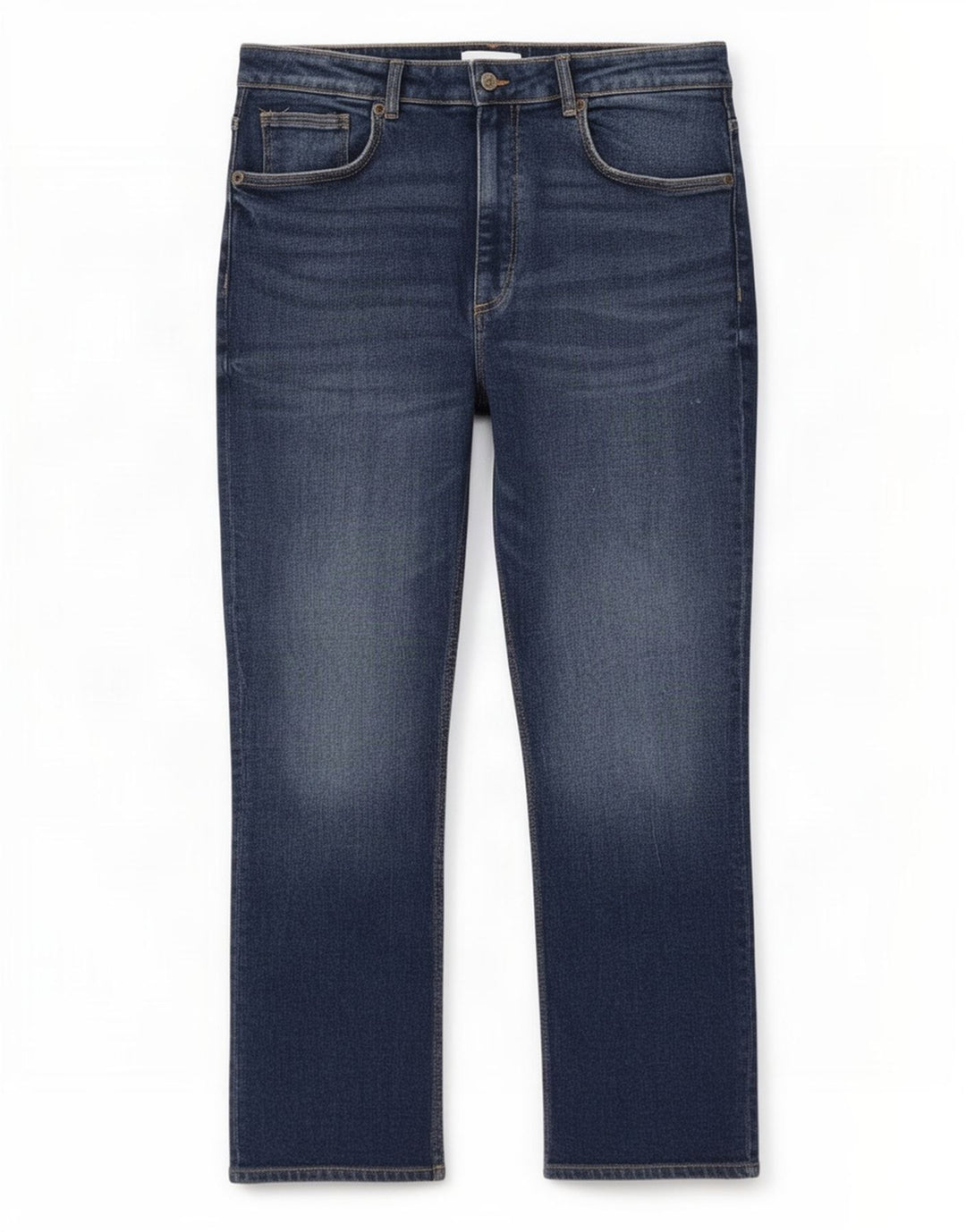 Damskie proste dżinsy Zara EU 46 2XL W36 L26 Niebieskie