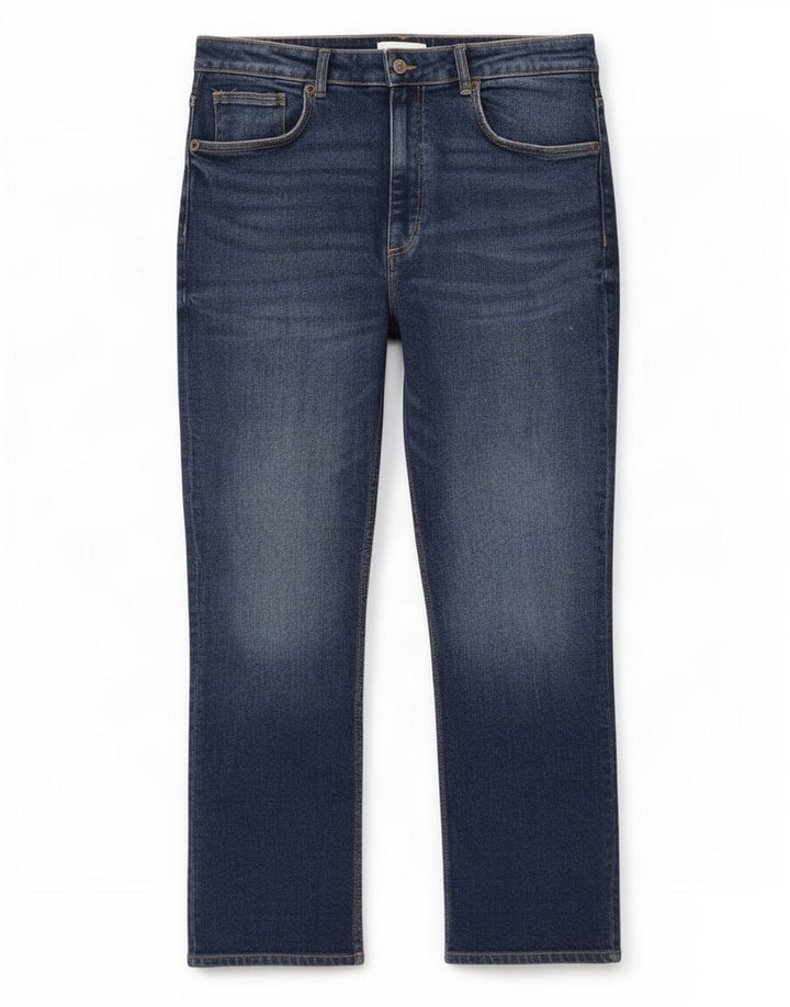 Damskie proste dżinsy Zara EU 46 2XL W36 L26 Niebieskie