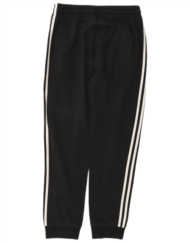 Męskie spodnie dresowe Adidas, średnie czarne, bawełniane