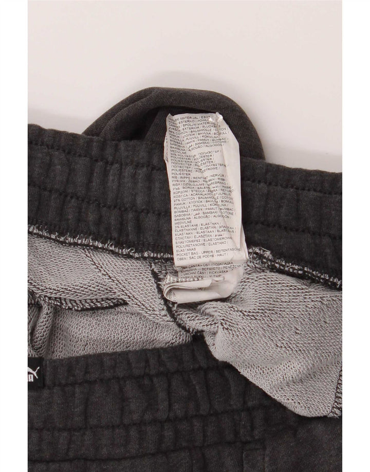 Męskie spodnie dresowe Puma Joggers, średnioszare, bawełniane