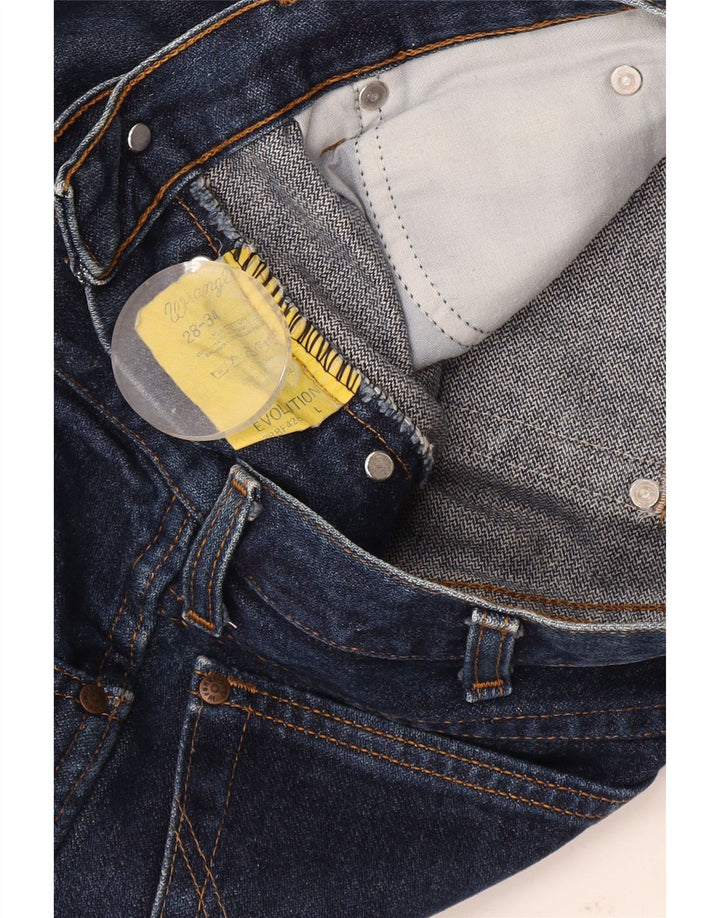 Damskie jeansy Wrangler Evolution Straight W28 L34 Granatowe, bawełniane