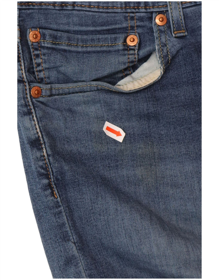 Męskie jeansy LEVI'S 511 Slim W33 L32 Niebieska bawełna