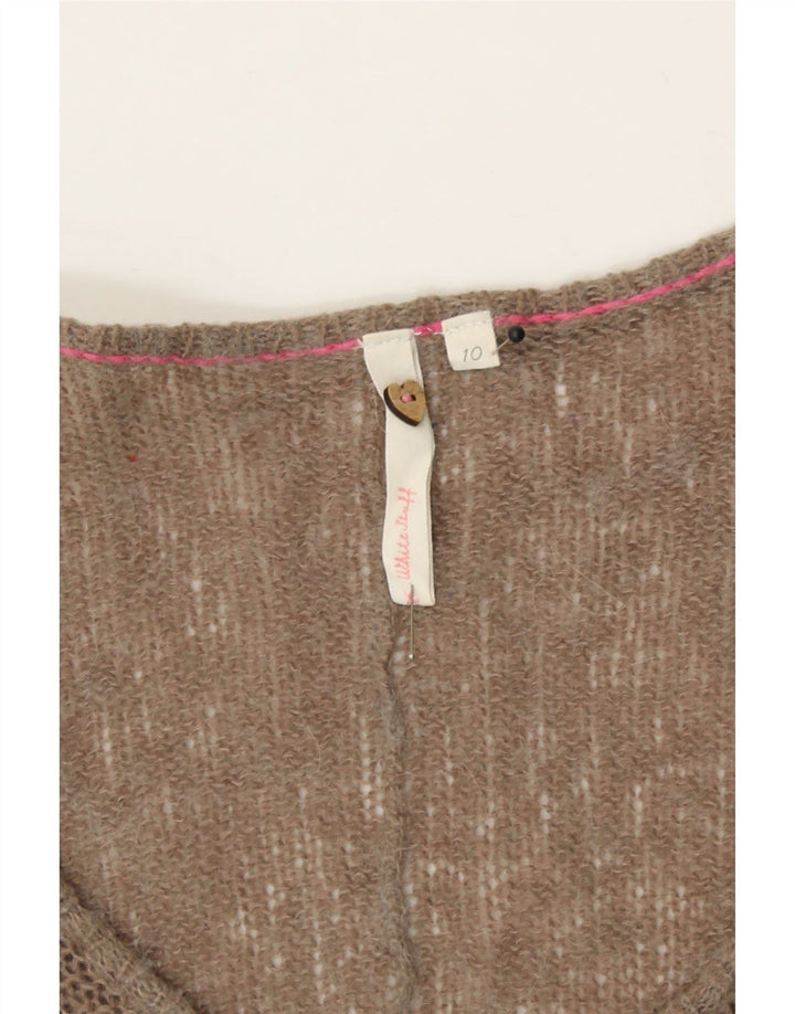 WHITE STUFF Womens Oversized Cardigan Sweater UK 10 Small  Beige Vintage White Stuff and Second-Hand White Stuff from Messina Hembry 