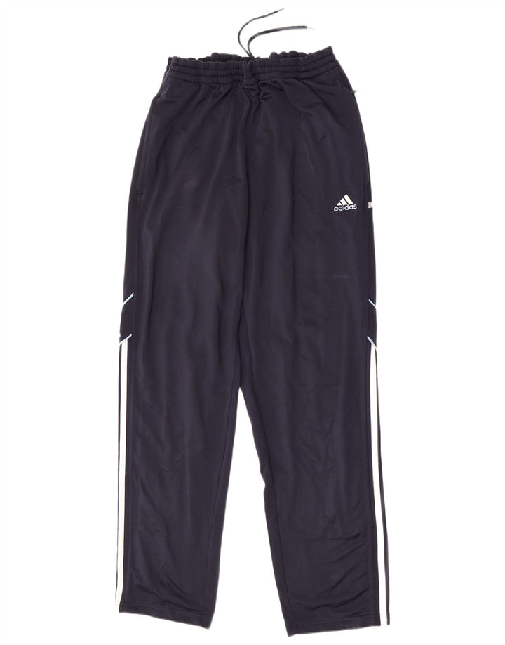 Męskie spodnie dresowe Adidas, duże, granatowe, poliestrowe