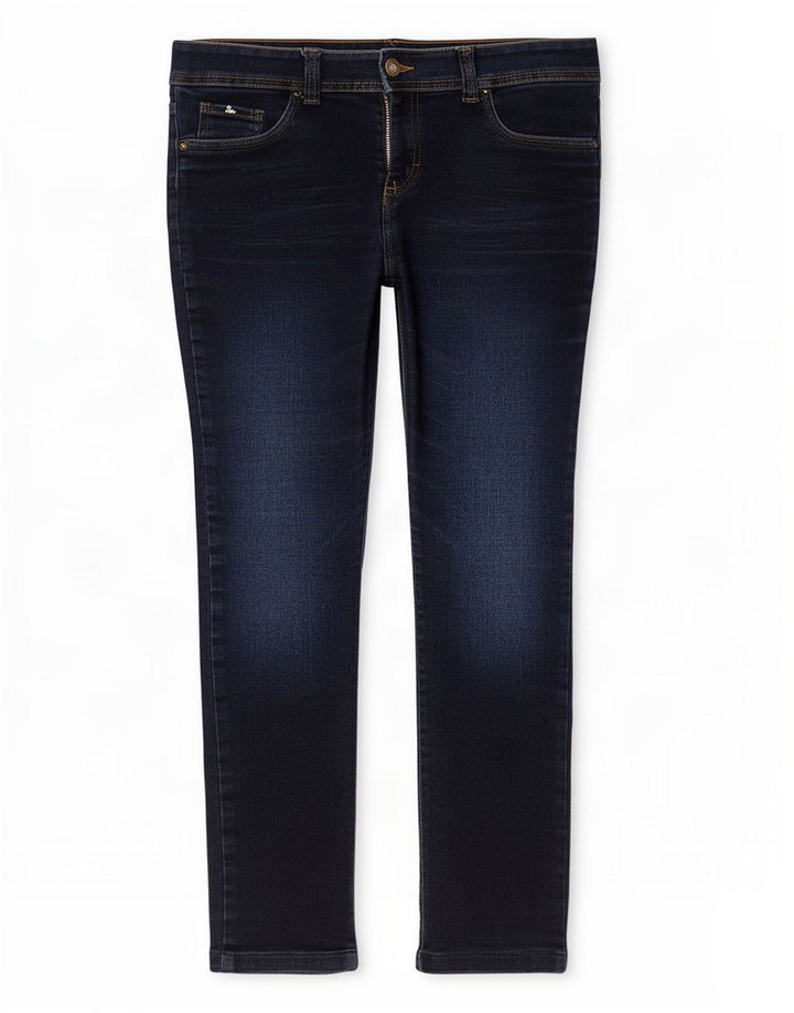 Damskie dżinsy Lee Slim US 9 Medium W30 L26 Granatowa bawełna