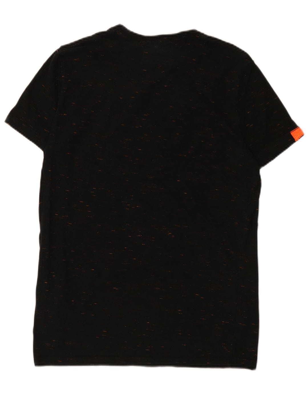 T-shirt męski Superdry, bawełniany, średni czarny w cętki