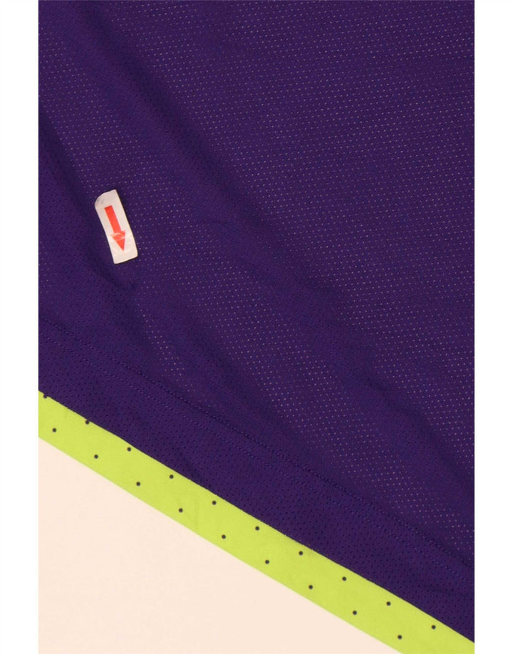 Męski T-shirt Nike Dri Fit z grafiką, duży, fioletowy, geometryczny poliester