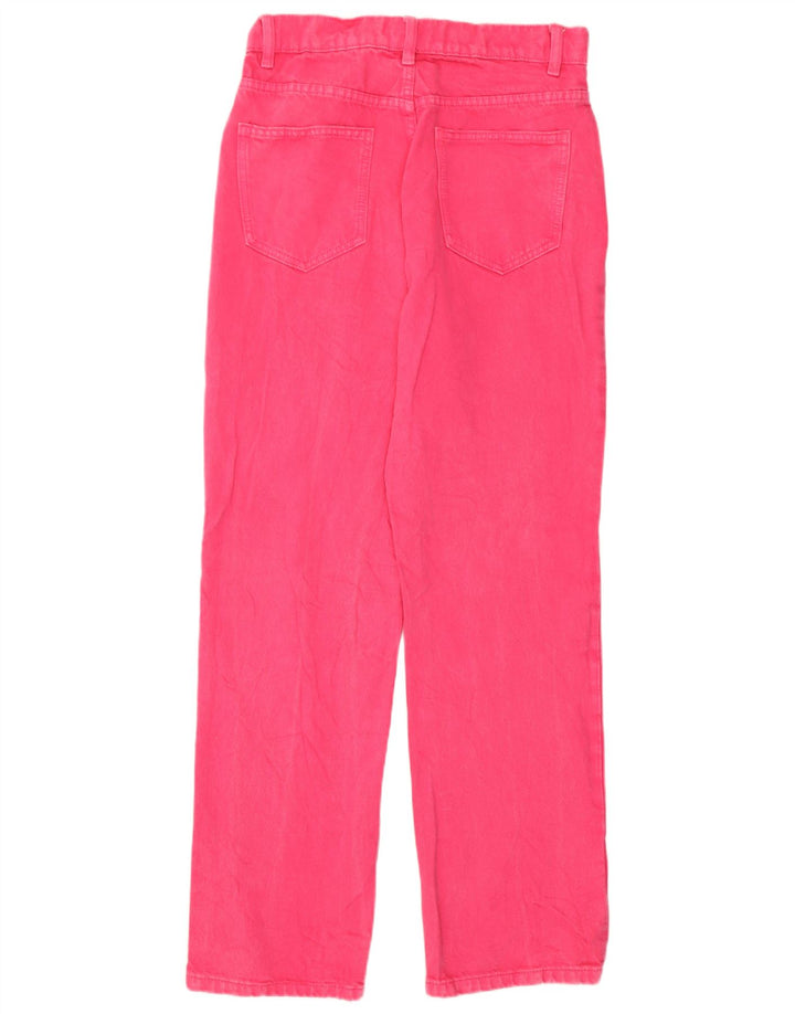 Damskie proste jeansy Zara EU 38 Small W28 L29 Różowe