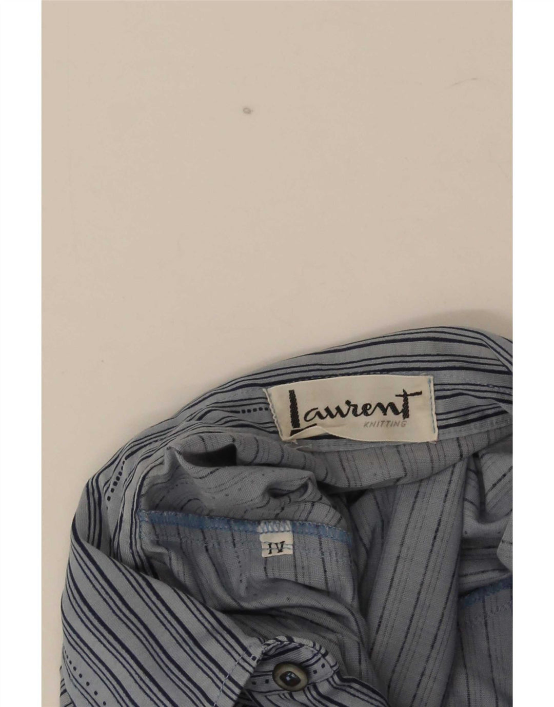 Męska koszulka polo Laurent w małe niebieskie paski