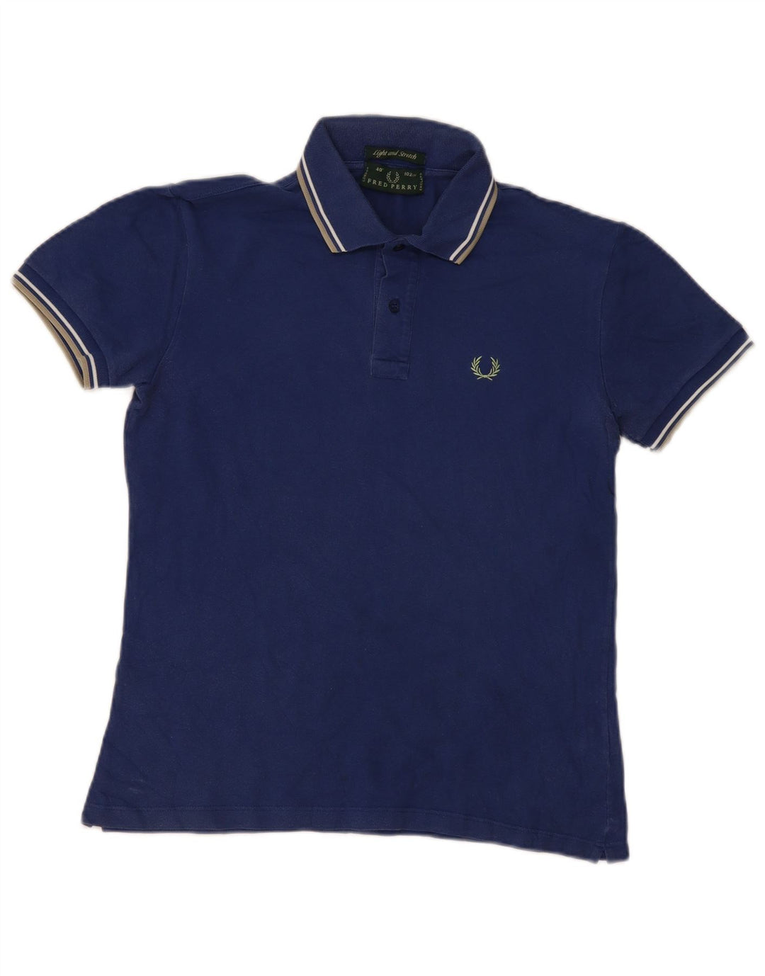Męska koszulka polo Fred Perry, mała, bawełniana w granatowe paski