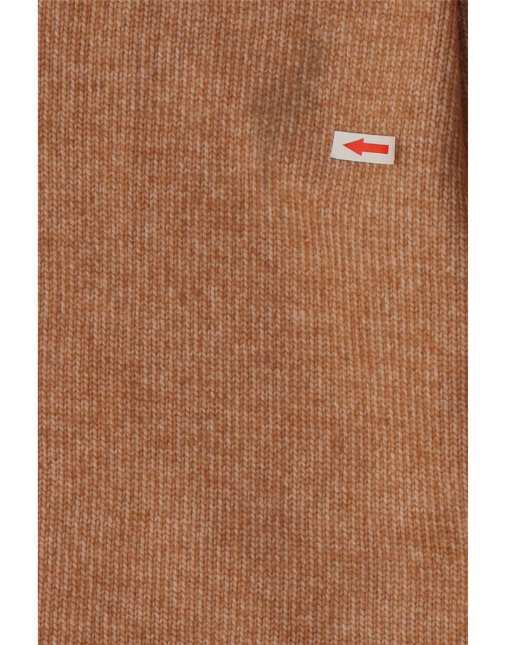 Marks & Spencer Damski sweter oversize UK 18 XL, brązowy, nakrapiany