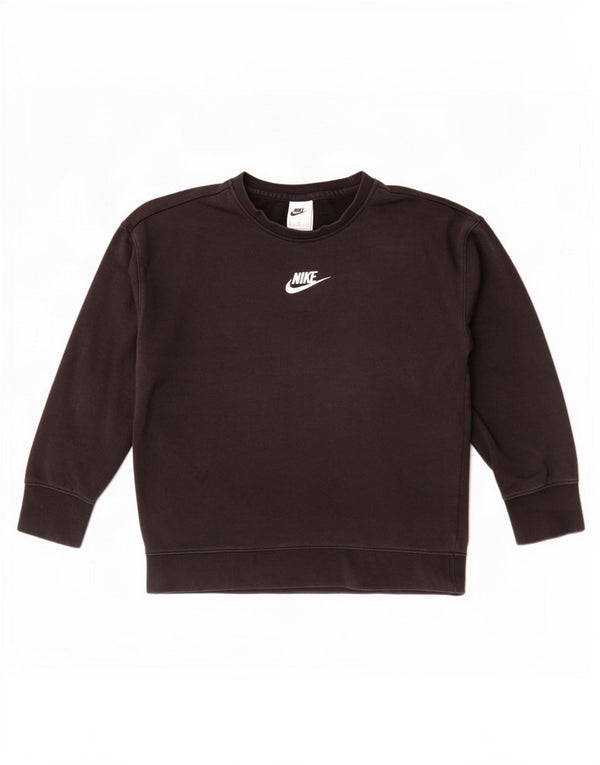 Bluza dziewczęca Nike 10-11 lat, średnia czarna bawełna