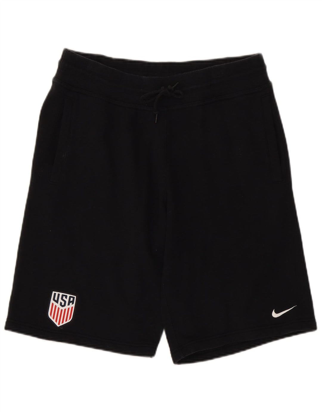 Męskie spodenki sportowe Nike, średniej wielkości, czarne, bawełniane