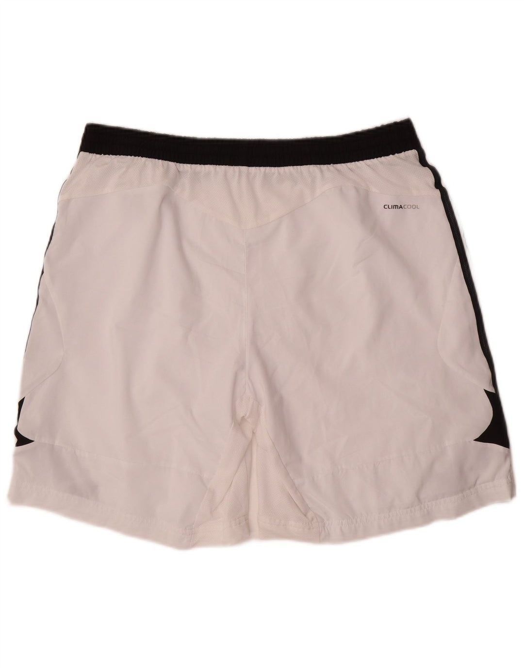 Męskie spodenki sportowe Adidas Climacool, duże, białe, z blokami kolorów, poliestrowe