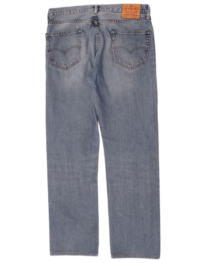 Męskie jeansy Levi's 505 Straight W34 L32 Niebieskie bawełniane