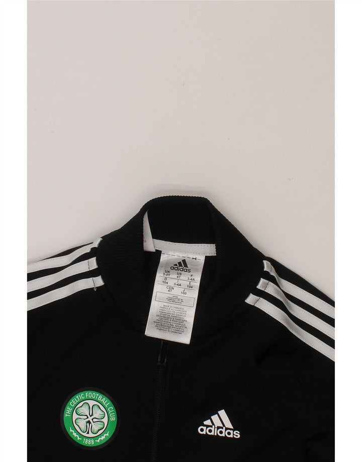ADIDAS Boys Tracksuit Top Jacket 3-4 Years Navy Blue Vintage Adidas and Second-Hand Adidas from Messina Hembry 