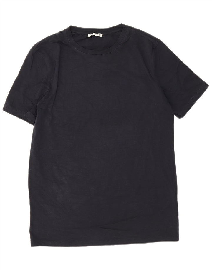 T-shirt męski Zara, duży, granatowy