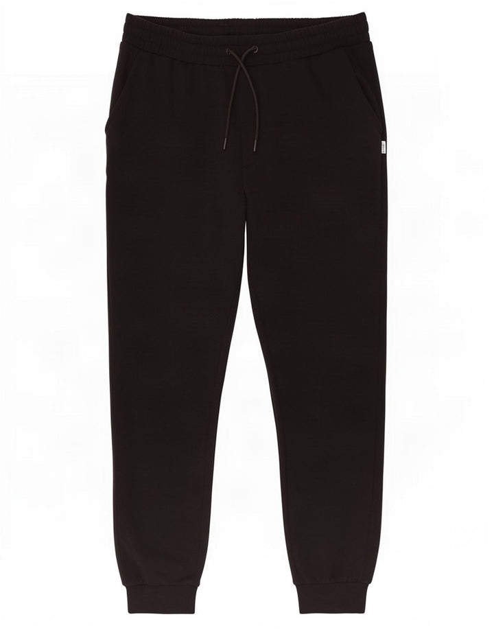 Męskie spodnie dresowe Jack & Jones, duże, czarne, poliestrowe