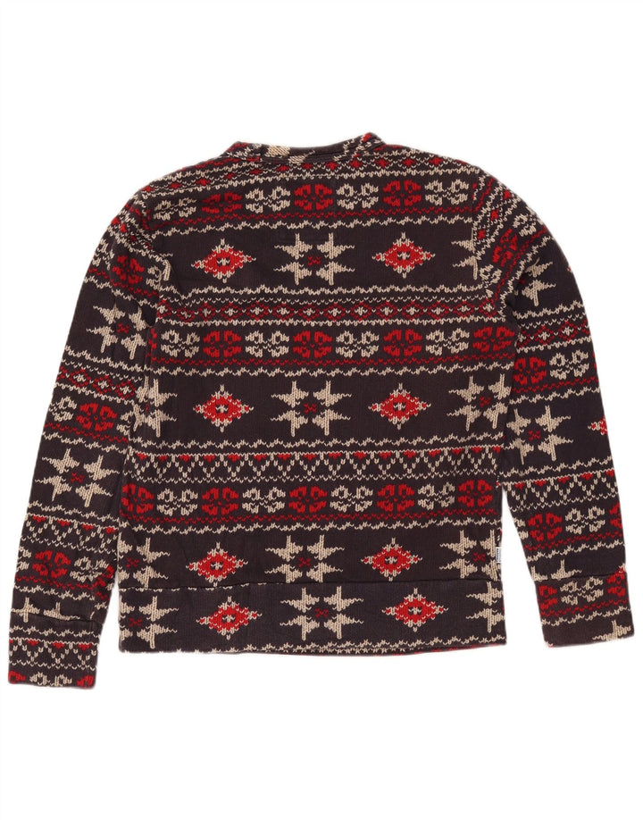 Damska bluza z grafiką FRANKLIN MARSHALL UK 10 Small Brown