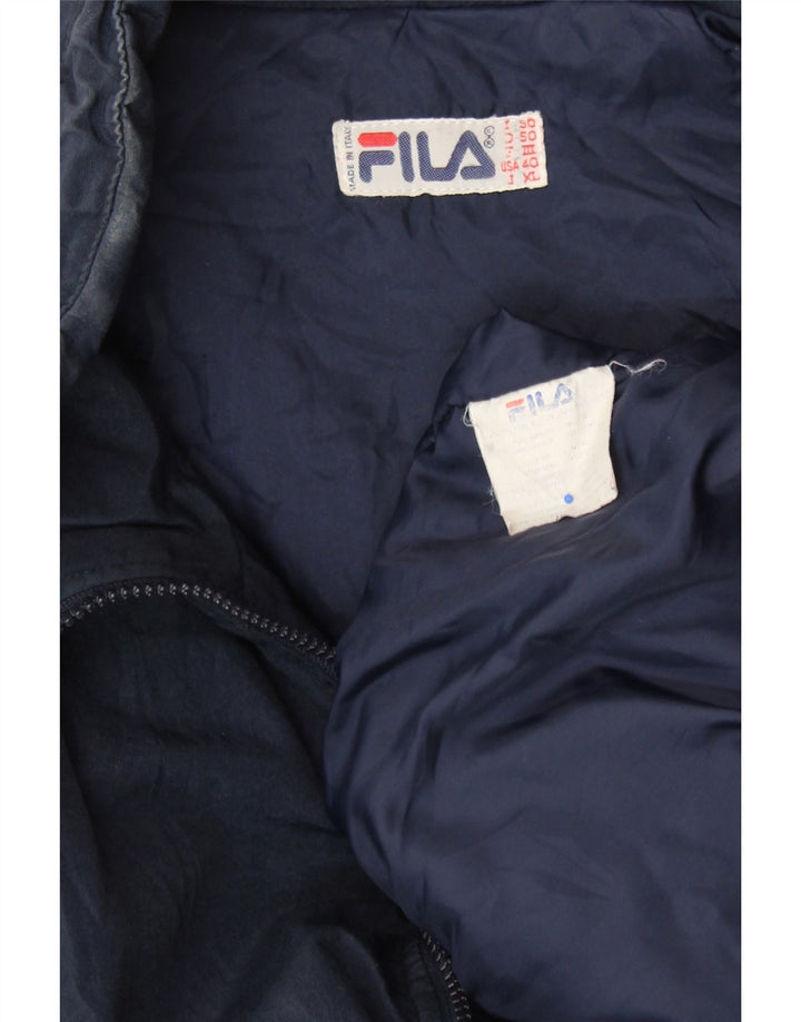 Męska ocieplana kurtka FILA Magic Line UK 42 XL w kolorze granatowym