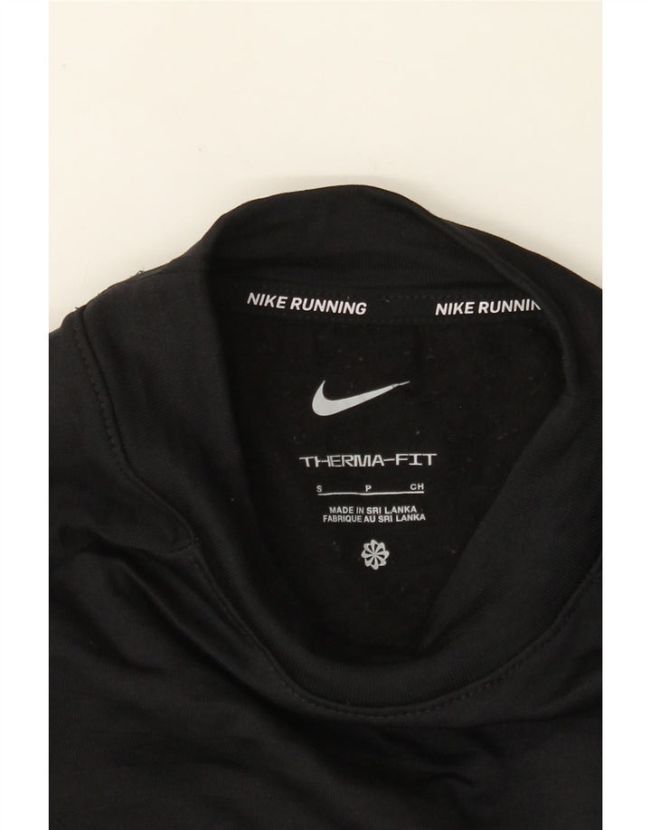 Damska koszulka NIKE Therma-Fit z długim rękawem, UK 10, mała czarna